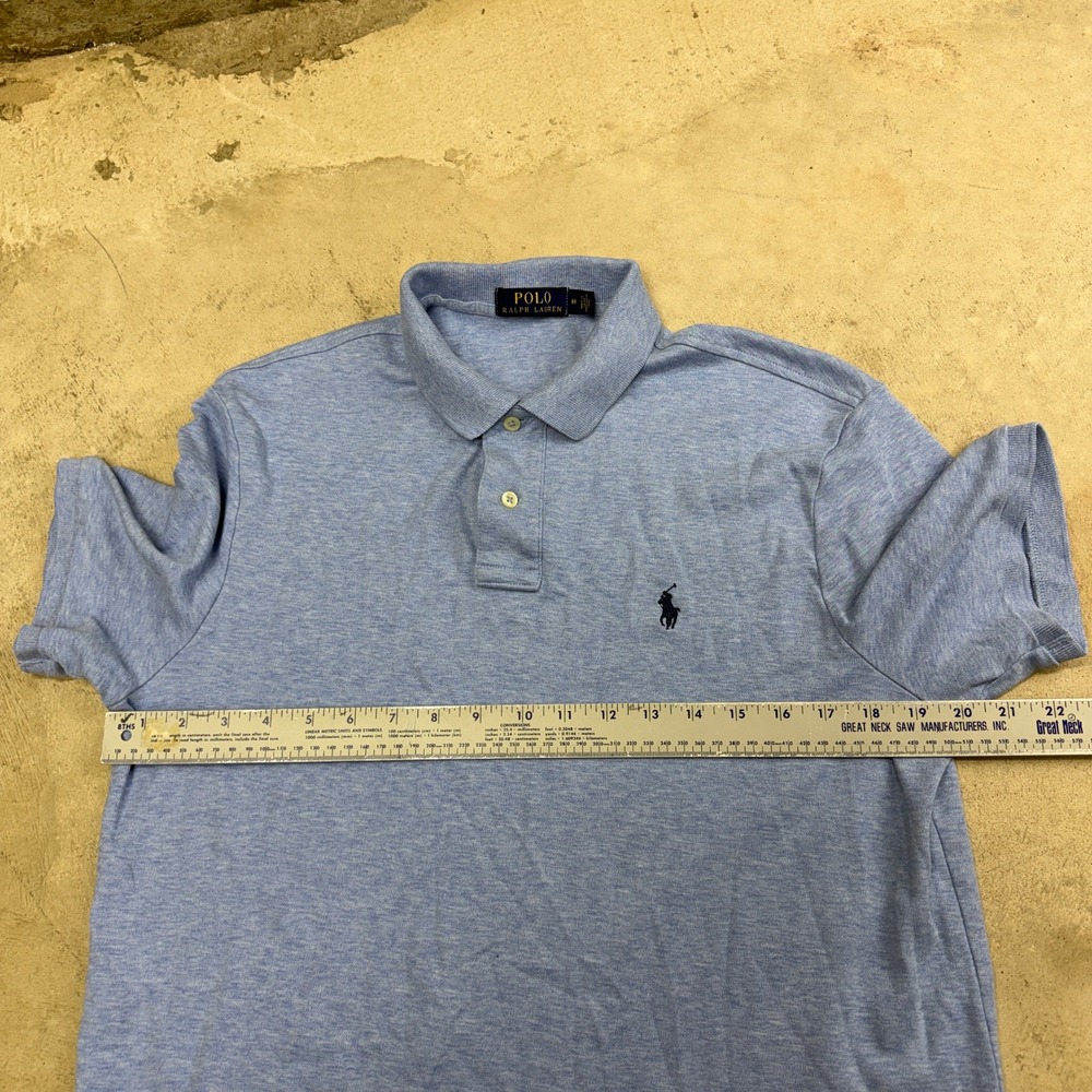 Polo Ralph Lauren Mens Short Sleeve Classic Fit Polo Shirt‎ Blue Size M - Picture 7 of 9